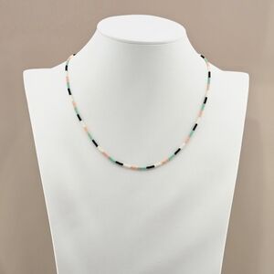 Gorjana Necklace Palm Desert Gigi Stripe Beaded Necklace Boho Gifts